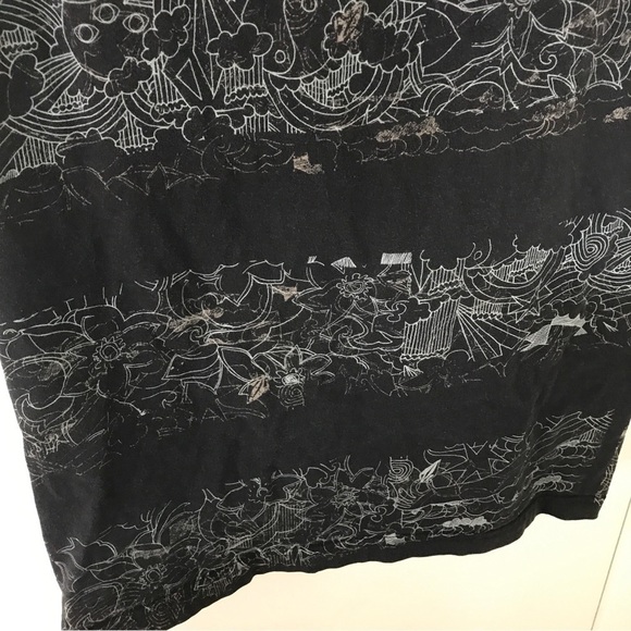 Volcom mens black novelty print tank top - Picture 6 of 9